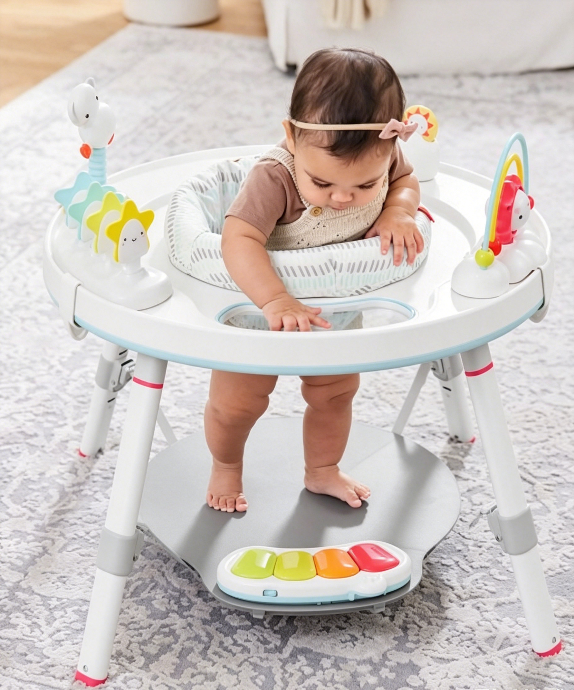 interactive baby play center, 3 stage, 4mo+ interactive baby play center, 3 stage, 4mo+